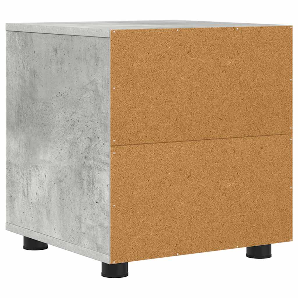 Badezimmerschrank Beton Grau 40,5 x 40 x 44 cm Holzwerkstoff