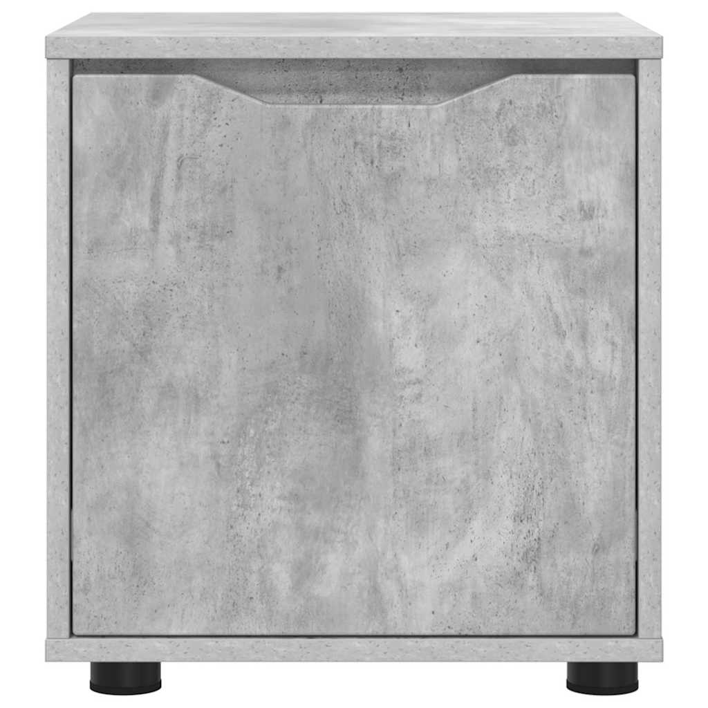 Badezimmerschrank Beton Grau 40,5 x 40 x 44 cm Holzwerkstoff