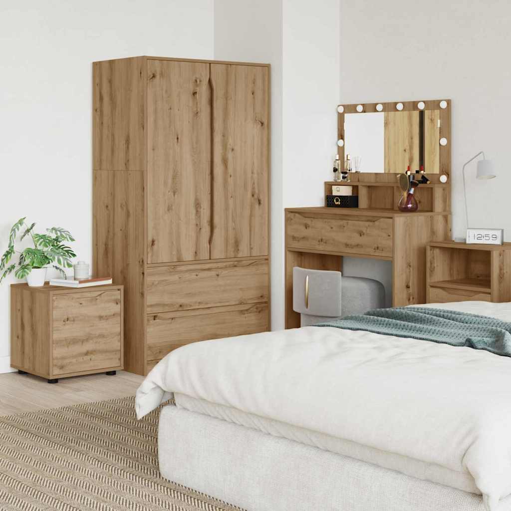 Badezimmerschrank Artisan-Eiche 40,5 x 40 x 44 cm Holzwerkstoff