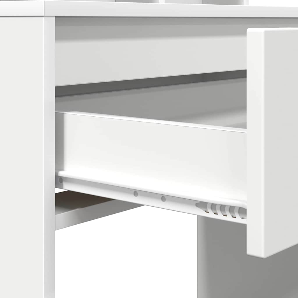 Schlafzimmer-Frisiertische mit Speicher Weiß 80 x 39,6 x 135 cm