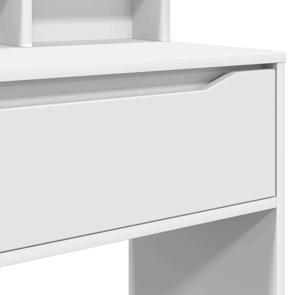 Schlafzimmer-Frisiertische mit Speicher Weiß 80 x 39,6 x 135 cm