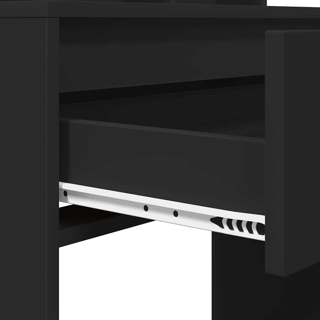 Schlafzimmer-Frisiertische Schwarz 80 x 39,6 x 135 cm