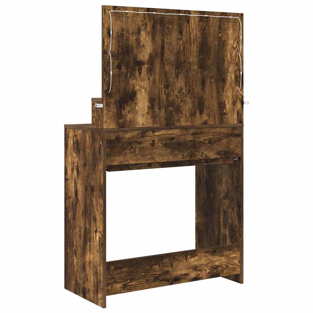 Schlafzimmer-Frisiertische Geräucherte Eiche 80 x 39,6 x 135 cm