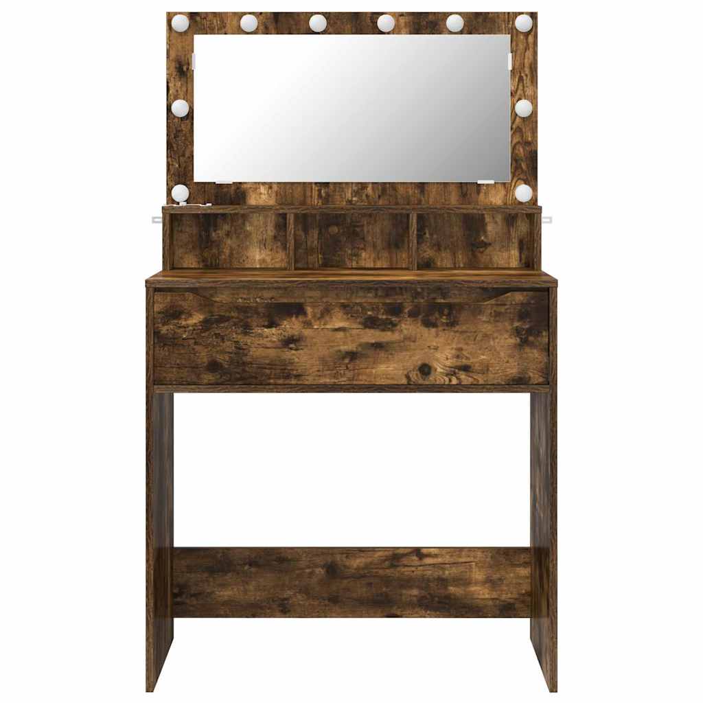 Schlafzimmer-Frisiertische Geräucherte Eiche 80 x 39,6 x 135 cm