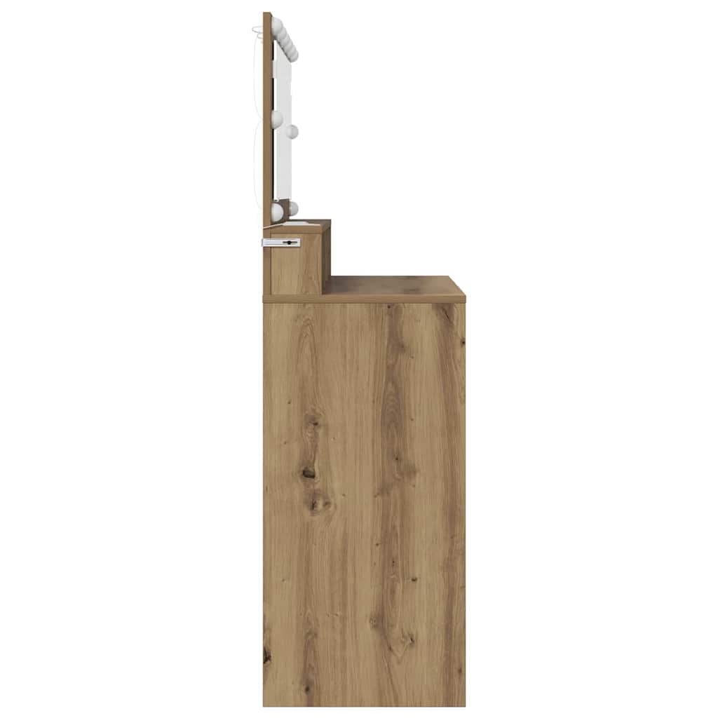 Schlafzimmer-Frisiertische Artisan-Eiche 80 x 39,6 x 135 cm
