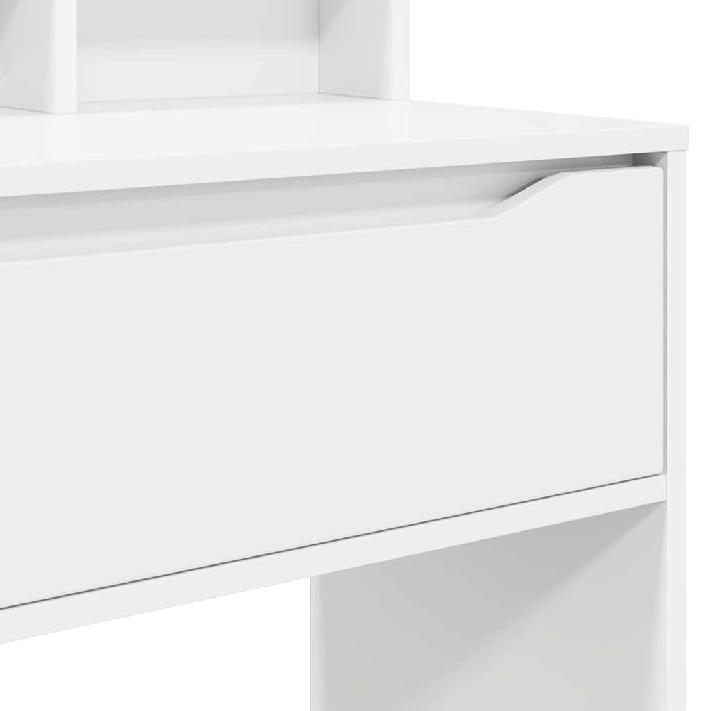 Schlafzimmer-Frisiertische mit Speicher Weiß 80 x 39,6 x 135 cm