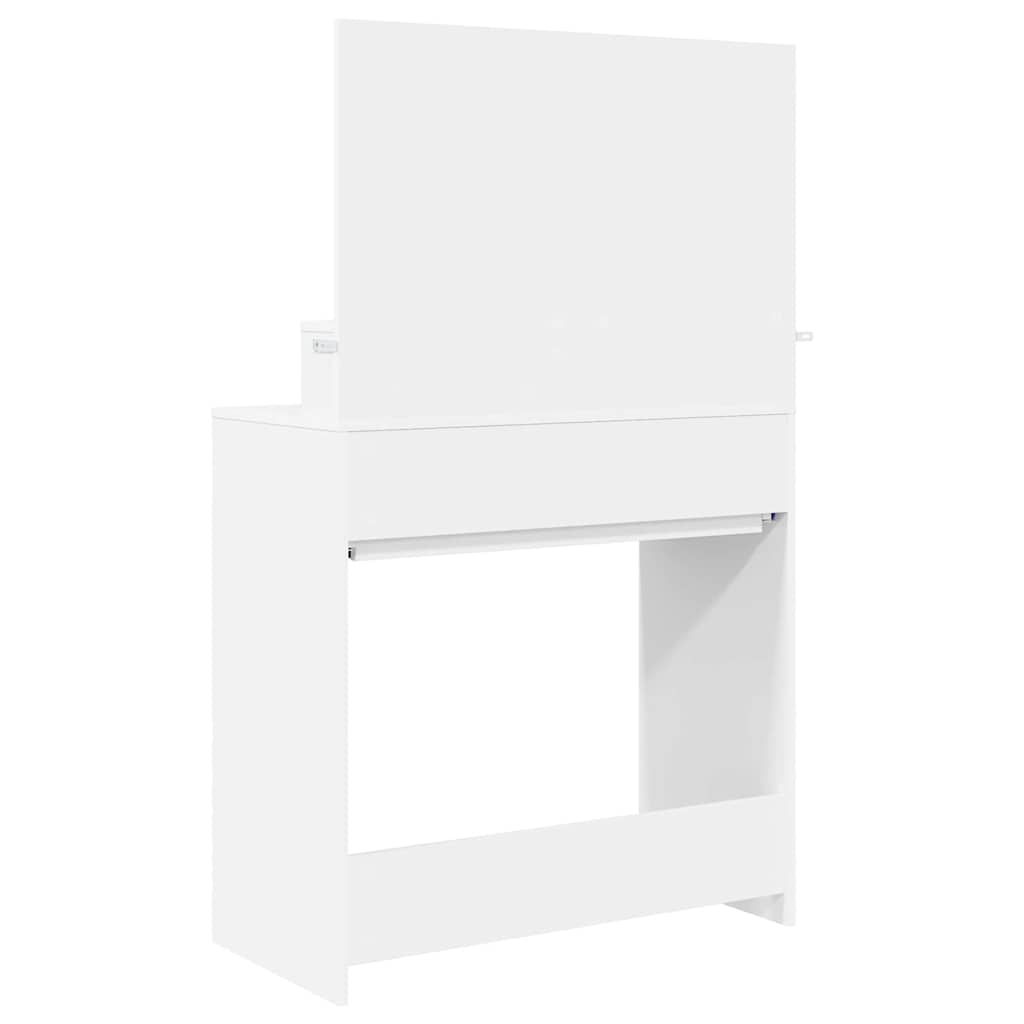 Schlafzimmer-Frisiertische mit Speicher Weiß 80 x 39,6 x 135 cm