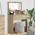 Schlafzimmer-Frisiertische Sonoma-Eiche 80 x 39,6 x 135 cm