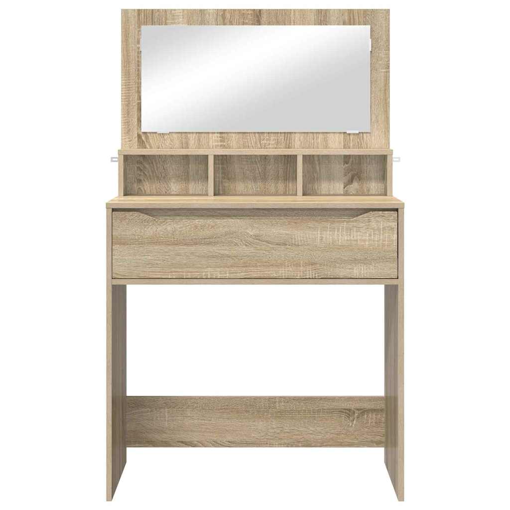Schlafzimmer-Frisiertische Sonoma-Eiche 80 x 39,6 x 135 cm