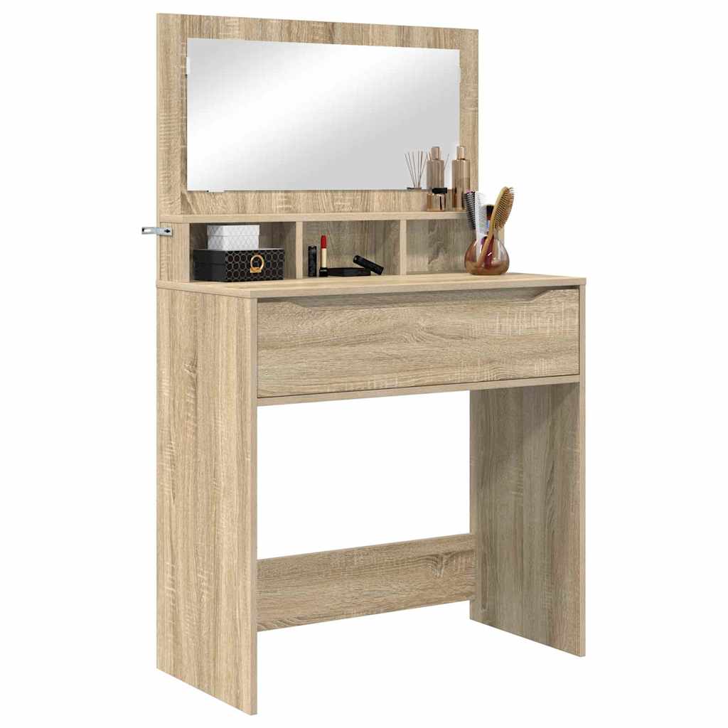 Schlafzimmer-Frisiertische Sonoma-Eiche 80 x 39,6 x 135 cm