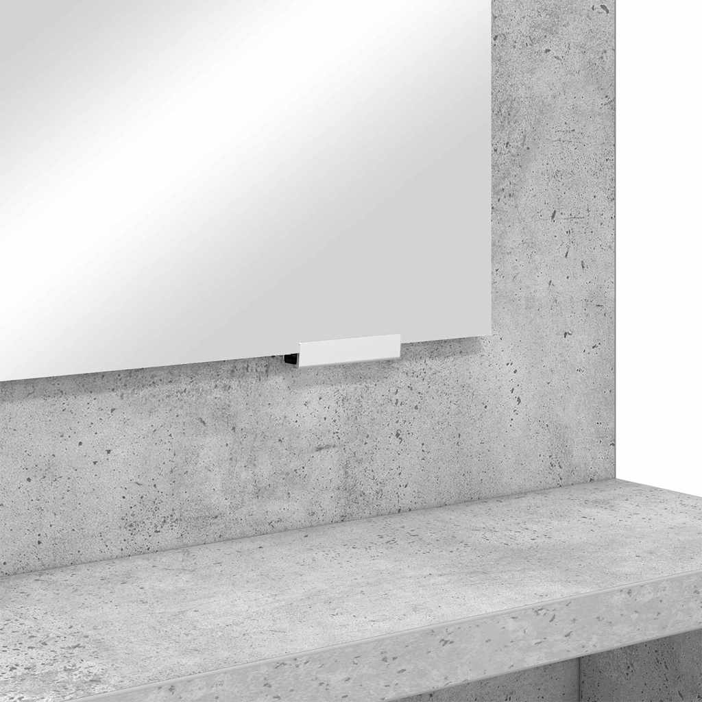 Schlafzimmer-Frisiertische Beton Grau 80 x 39,6 x 135 cm