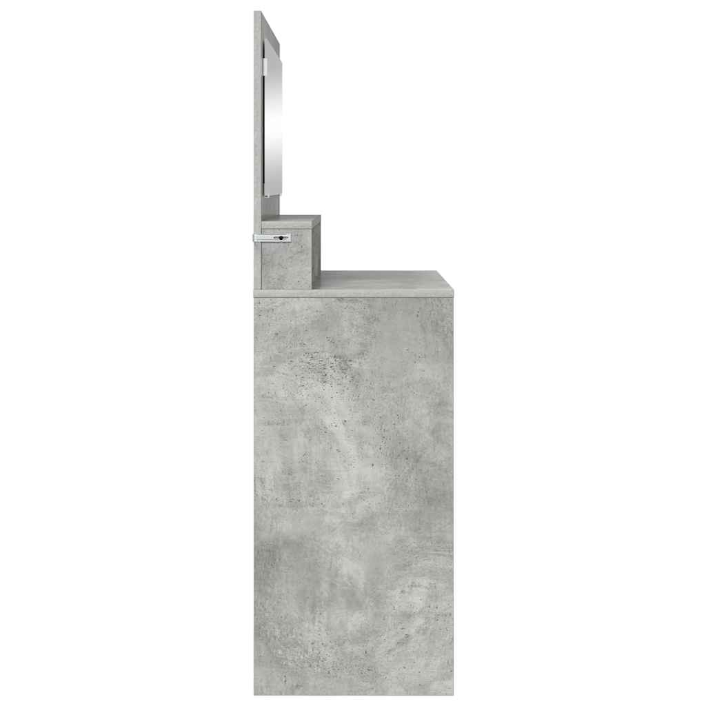 Schlafzimmer-Frisiertische Beton Grau 80 x 39,6 x 135 cm