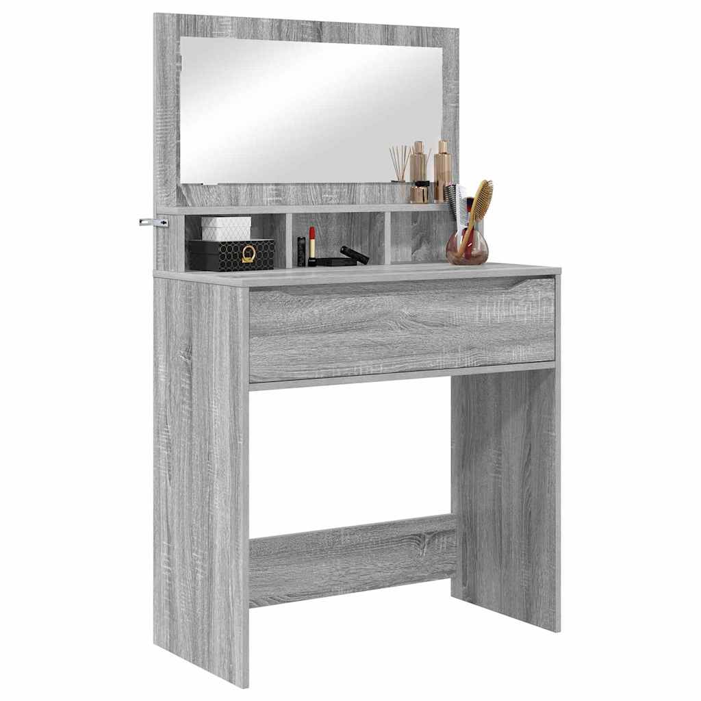 Schlafzimmer-Frisiertische Graues Sonoma 80 x 39,6 x 135 cm