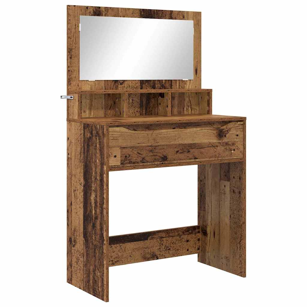Schlafzimmer-Frisiertische Altholz 80 x 39,6 x 135 cm