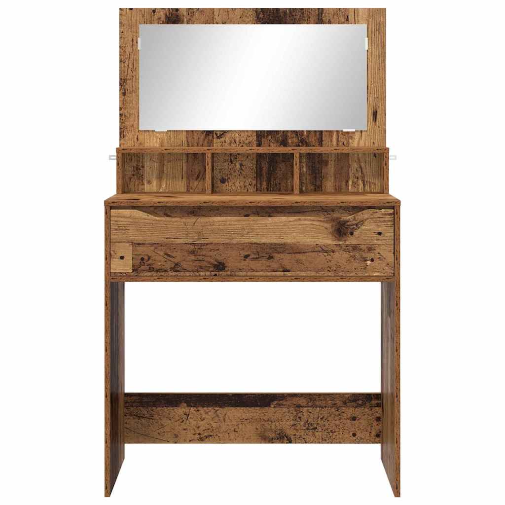 Schlafzimmer-Frisiertische Altholz 80 x 39,6 x 135 cm