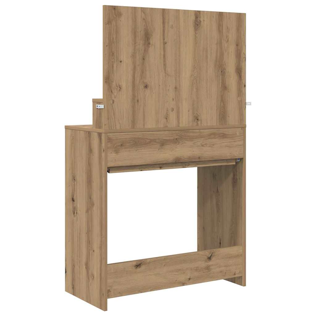 Schlafzimmer-Frisiertische Artisan-Eiche 80 x 39,6 x 135 cm