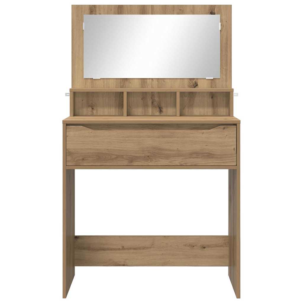 Schlafzimmer-Frisiertische Artisan-Eiche 80 x 39,6 x 135 cm