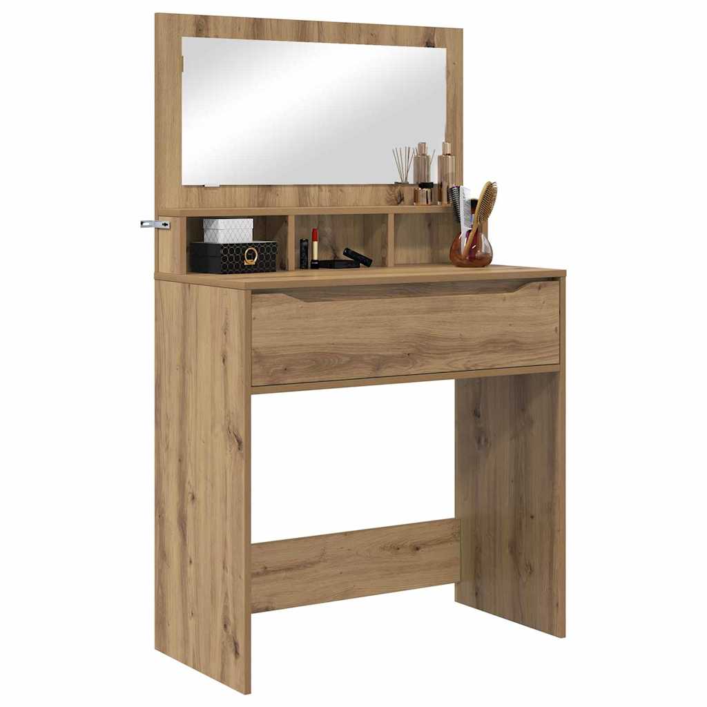 Schlafzimmer-Frisiertische Artisan-Eiche 80 x 39,6 x 135 cm