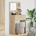 Schlafzimmer-Frisiertische Sonoma-Eiche 80 x 39,6 x 135 cm