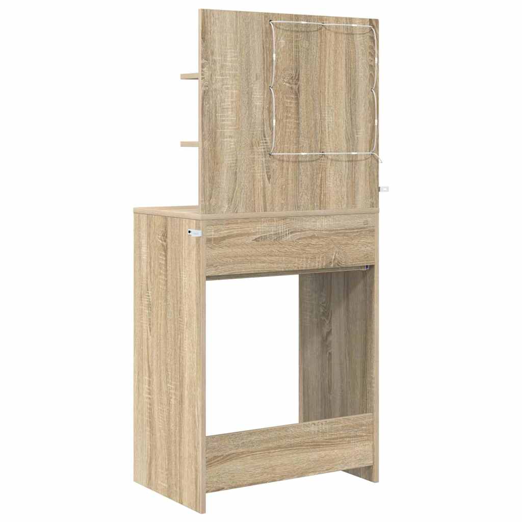 Schlafzimmer-Frisiertische Sonoma-Eiche 80 x 39,6 x 135 cm