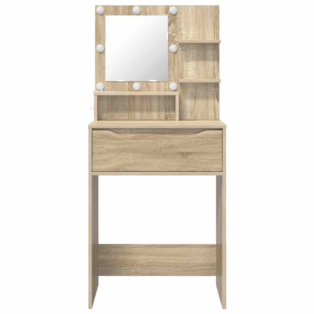 Schlafzimmer-Frisiertische Sonoma-Eiche 80 x 39,6 x 135 cm