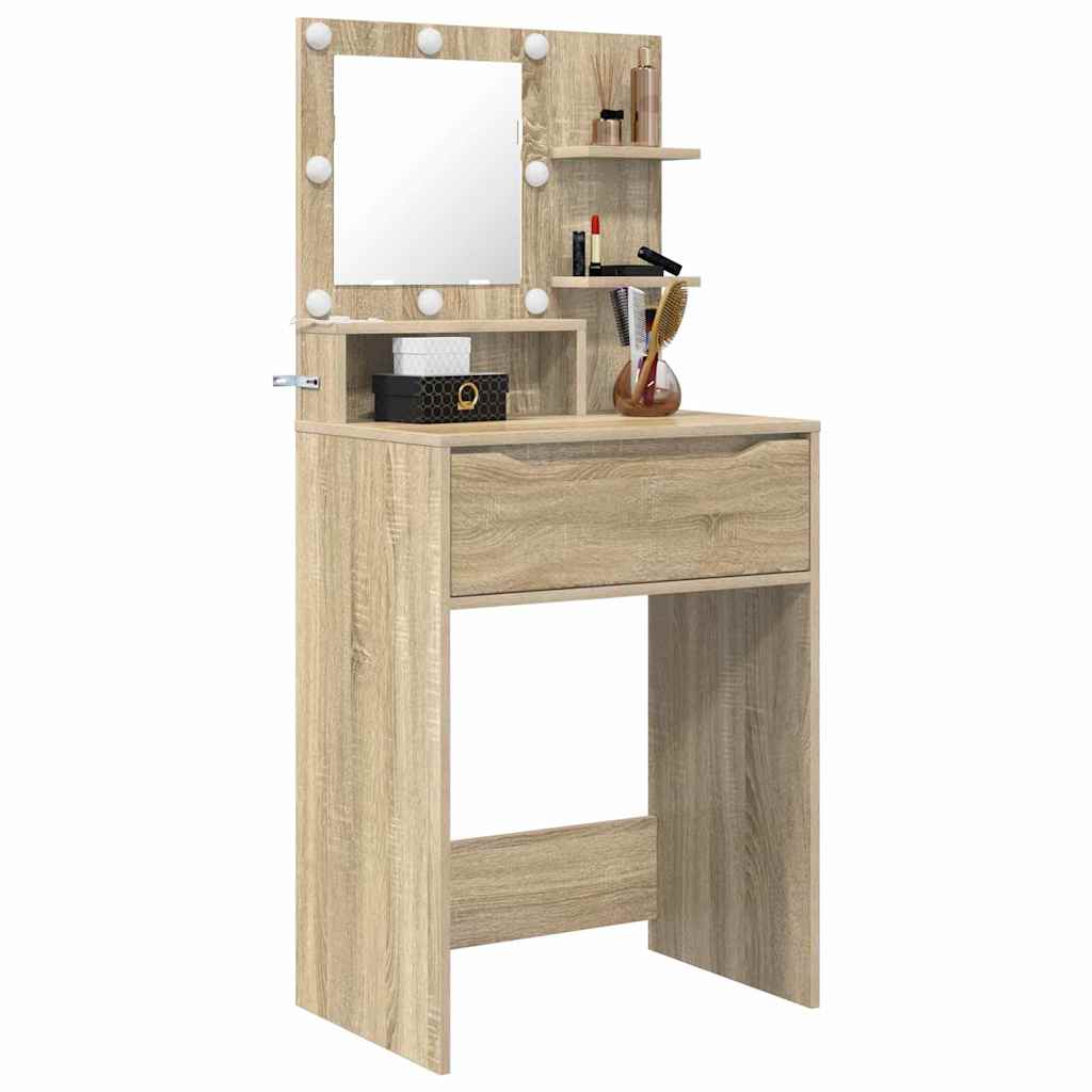 Schlafzimmer-Frisiertische Sonoma-Eiche 80 x 39,6 x 135 cm