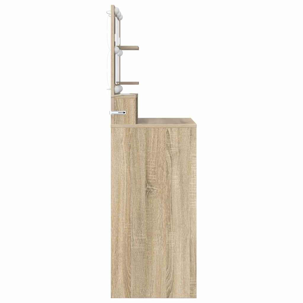 Schlafzimmer-Frisiertische Sonoma-Eiche 80 x 39,6 x 135 cm