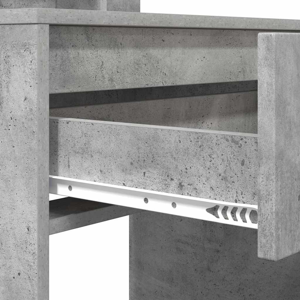 Schlafzimmer-Frisiertische Beton Grau 80 x 39,6 x 135 cm