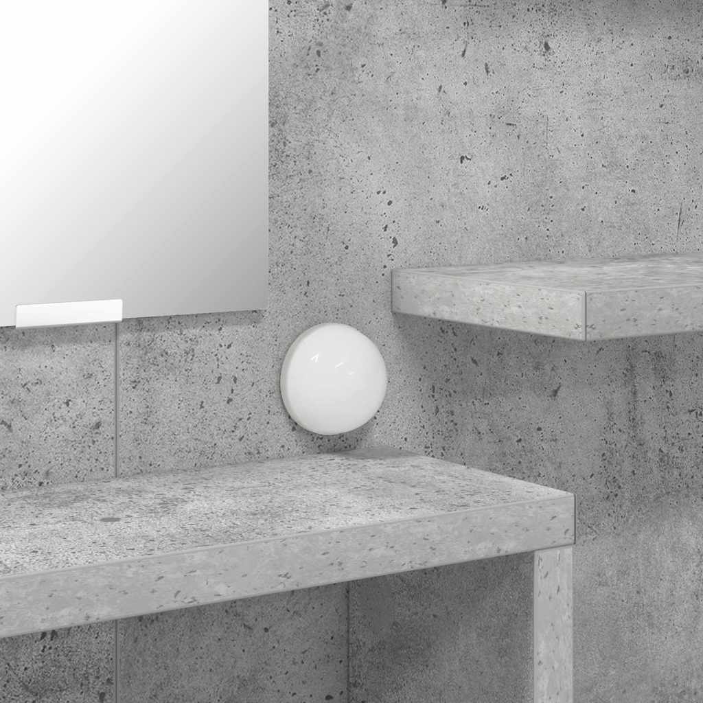 Schlafzimmer-Frisiertische Beton Grau 80 x 39,6 x 135 cm