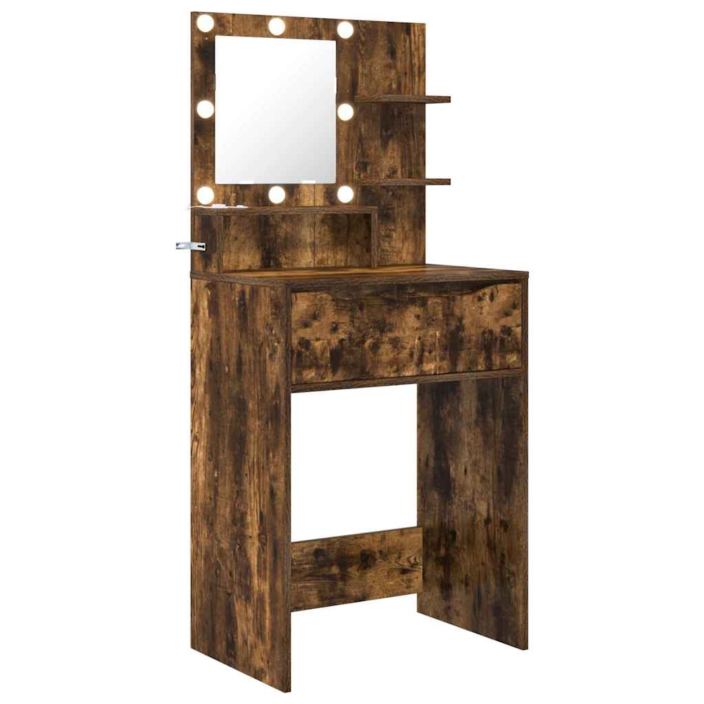 Schlafzimmer-Frisiertische Geräucherte Eiche 80 x 39,6 x 135 cm