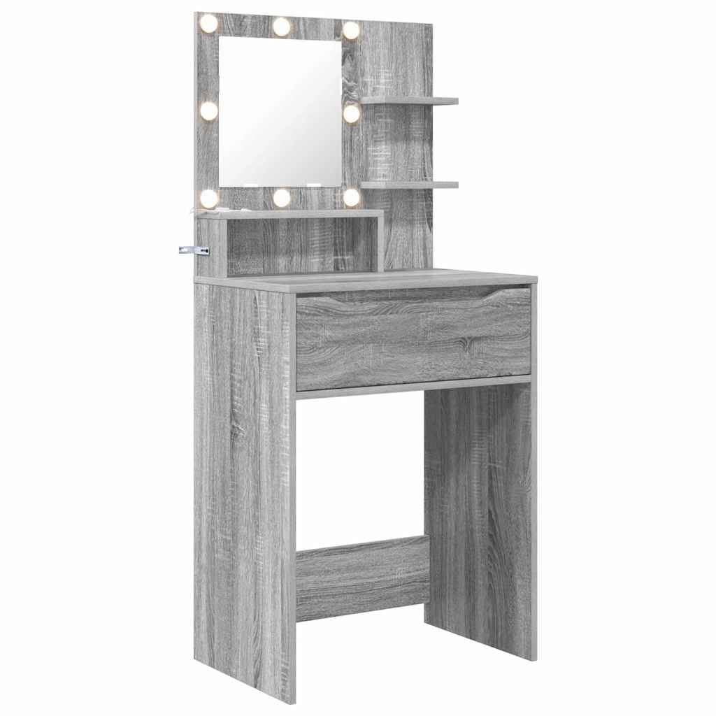 Schlafzimmer-Frisiertische Graues Sonoma 80 x 39,6 x 135 cm