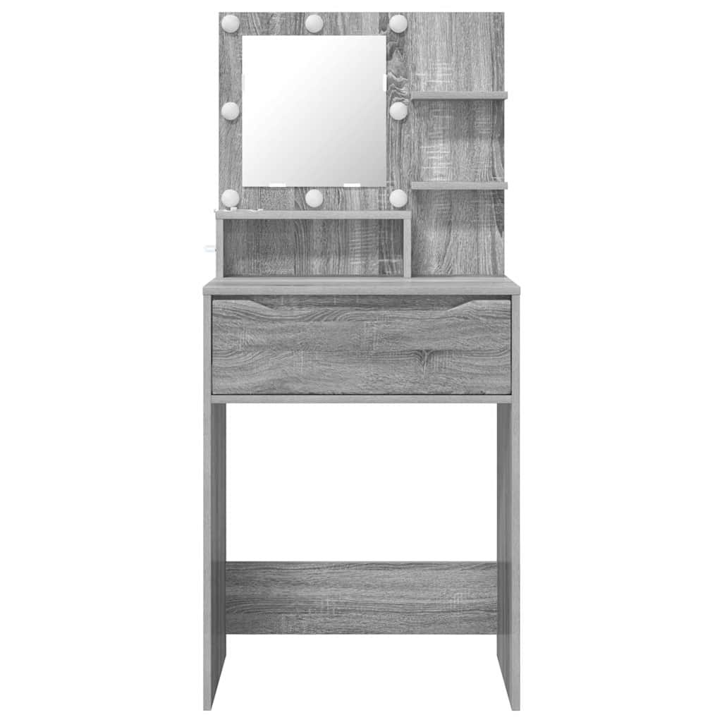 Schlafzimmer-Frisiertische Graues Sonoma 80 x 39,6 x 135 cm