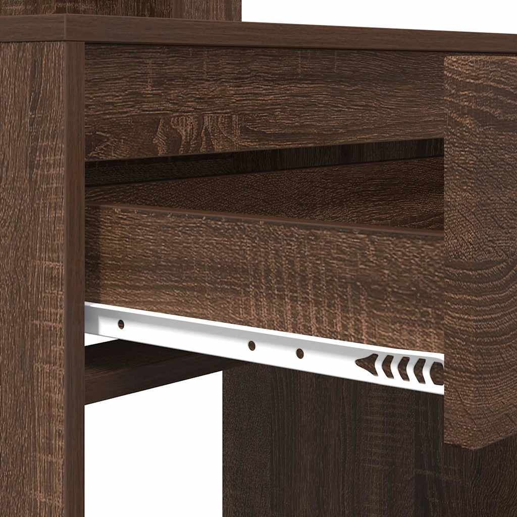 Schlafzimmer-Frisiertische mit Schubladen Braun Eichen-Optik