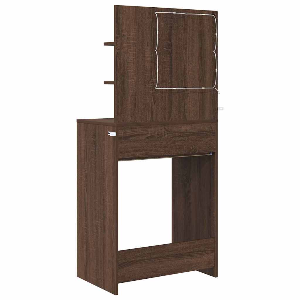 Schlafzimmer-Frisiertische mit Schubladen Braun Eichen-Optik