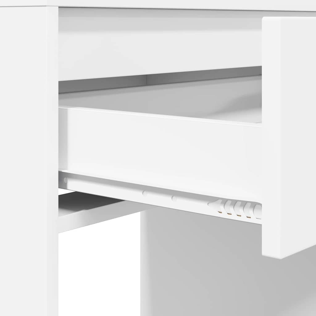 Schlafzimmer-Frisiertische mit Regal Weiß 80 x 39,6 x 135 cm