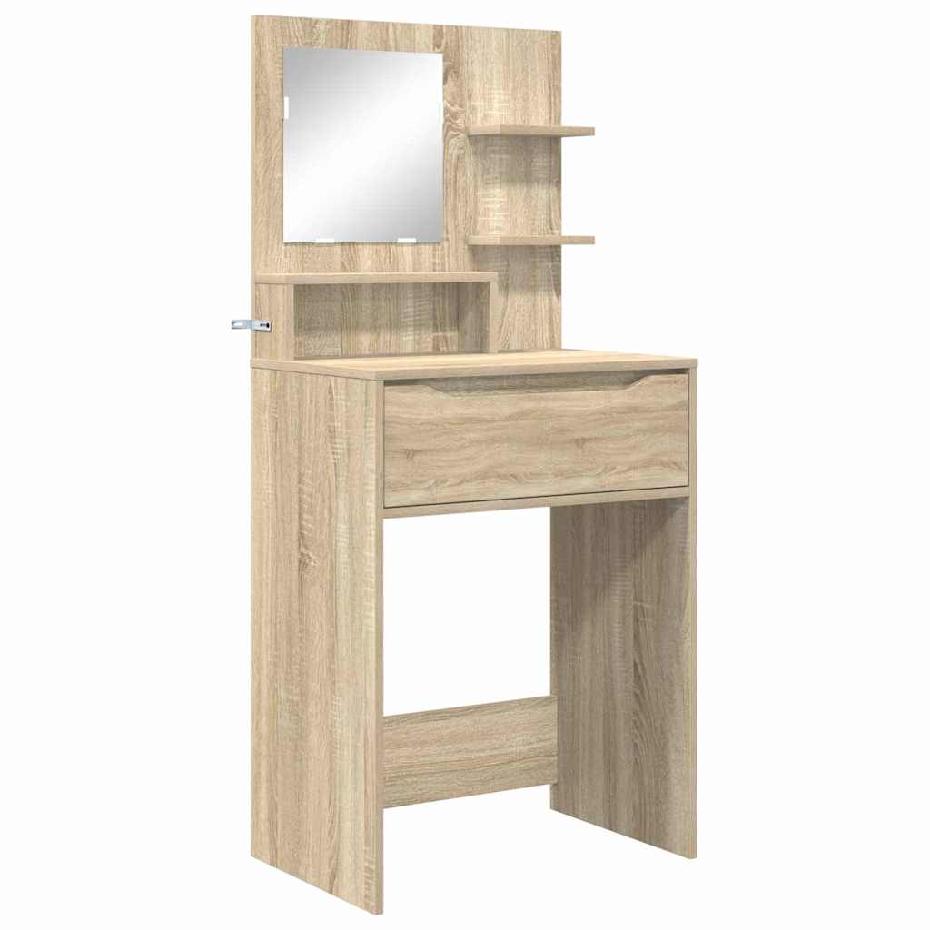 Schlafzimmer-Frisiertische Sonoma-Eiche 80 x 39,6 x 135 cm