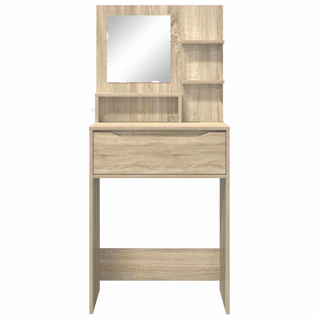 Schlafzimmer-Frisiertische Sonoma-Eiche 80 x 39,6 x 135 cm