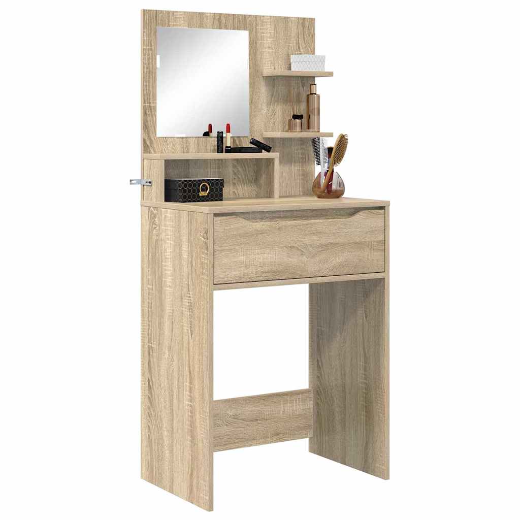 Schlafzimmer-Frisiertische Sonoma-Eiche 80 x 39,6 x 135 cm