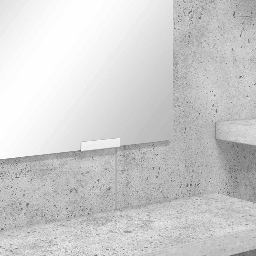 Schlafzimmer-Frisiertische Beton Grau 80 x 39,6 x 135 cm
