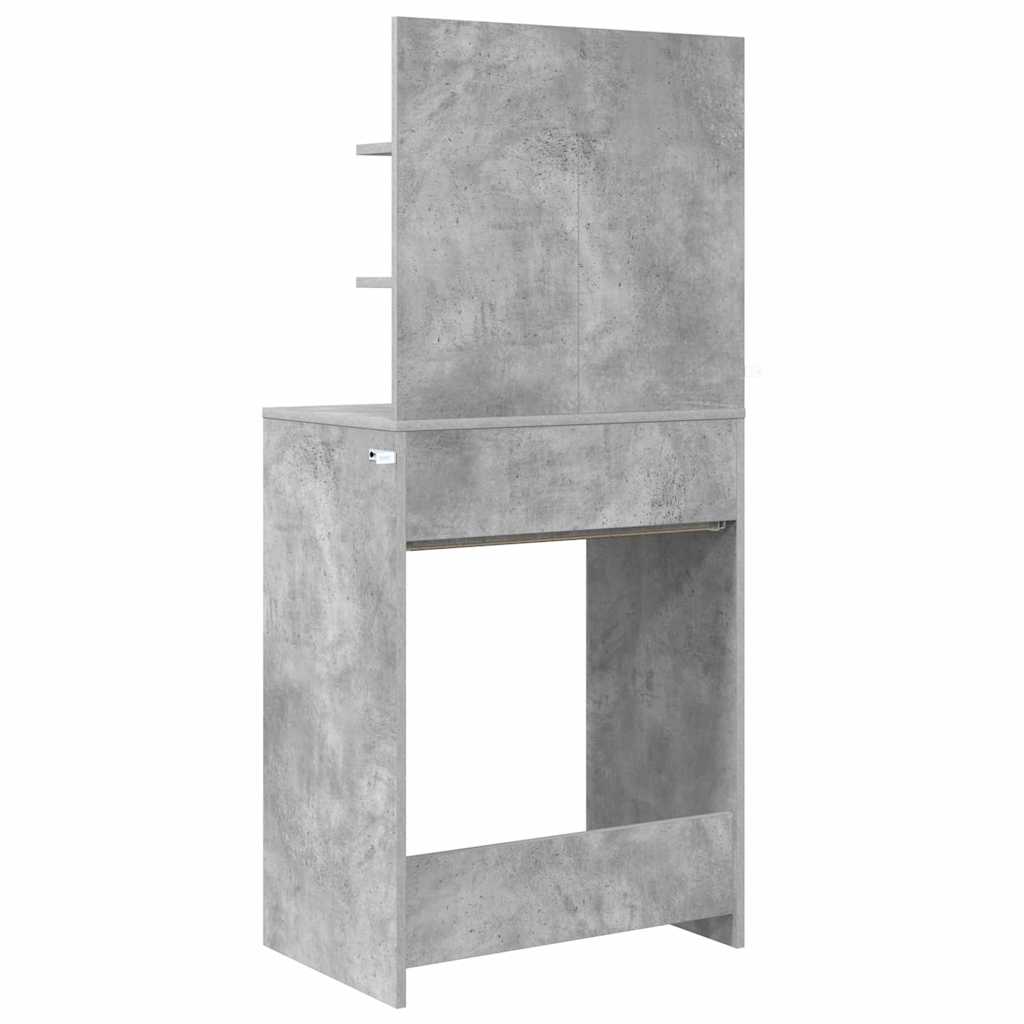 Schlafzimmer-Frisiertische Beton Grau 80 x 39,6 x 135 cm