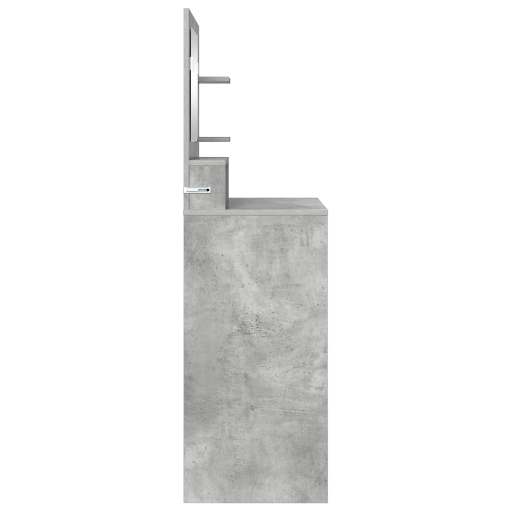 Schlafzimmer-Frisiertische Beton Grau 80 x 39,6 x 135 cm