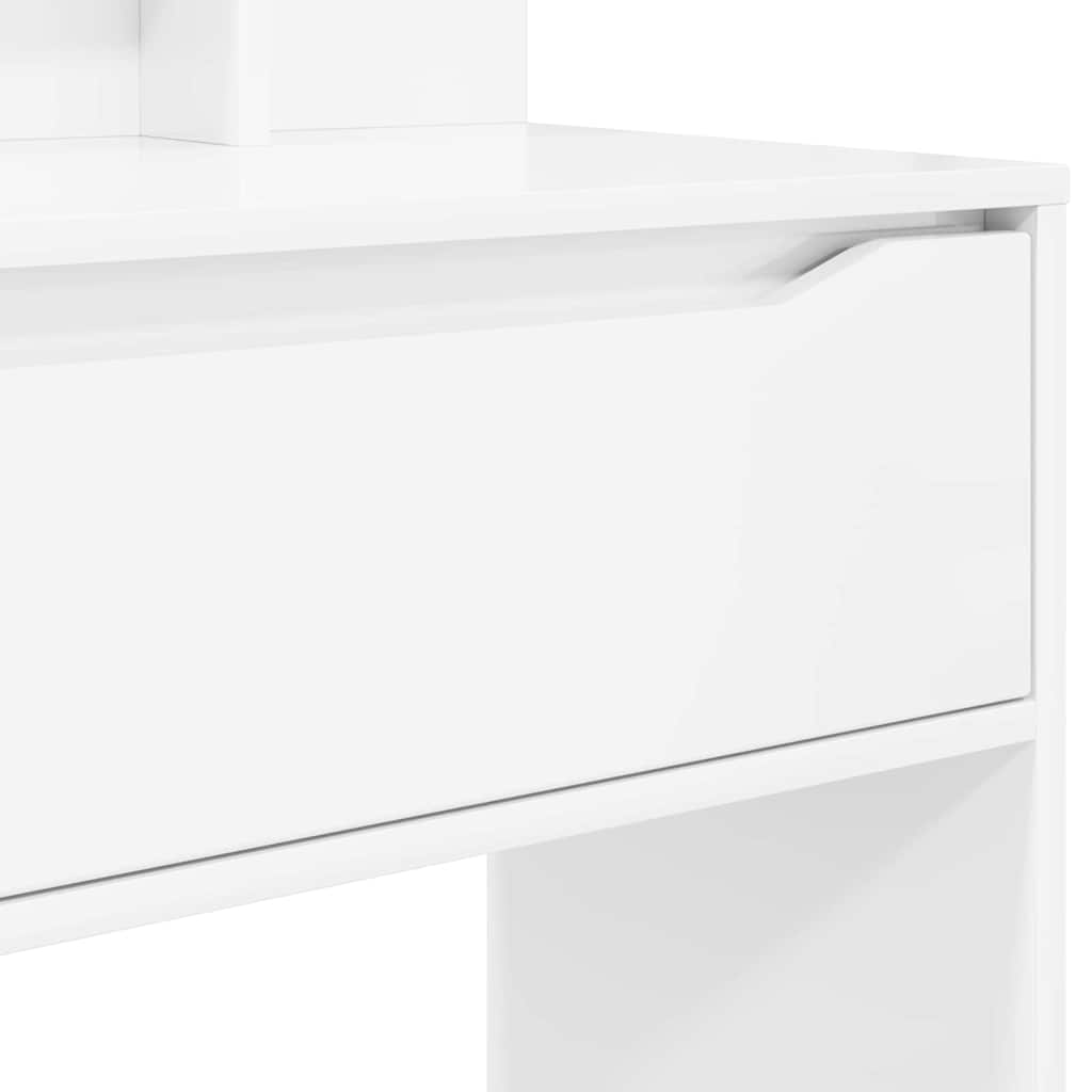 Schlafzimmer-Frisiertische Hochglanz Weiß 80 x 39,6 x 135 cm
