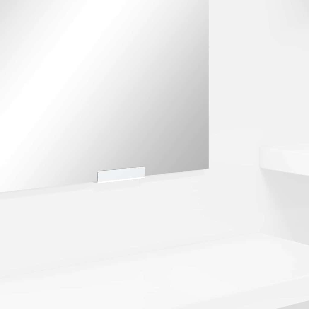 Schlafzimmer-Frisiertische Hochglanz Weiß 80 x 39,6 x 135 cm