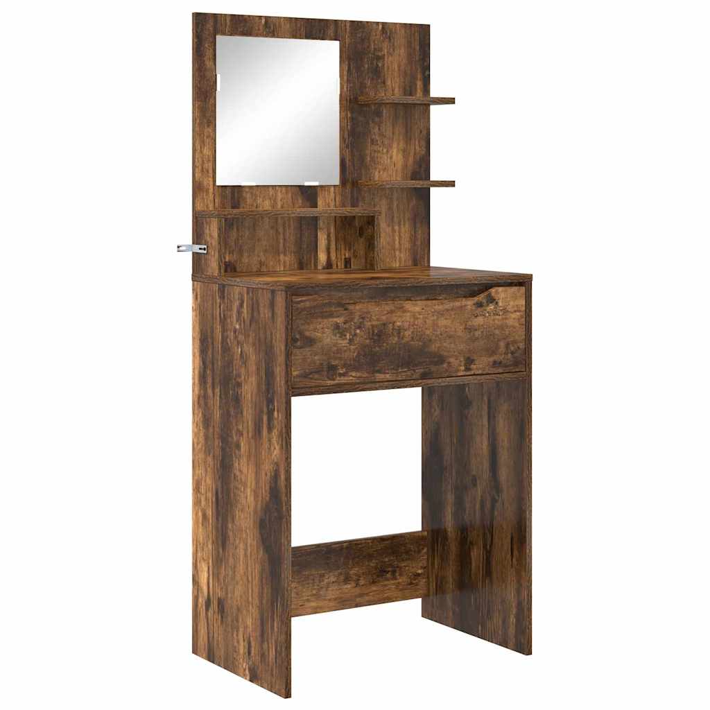 Schlafzimmer-Frisiertische Geräucherte Eiche 80 x 39,6 x 135 cm