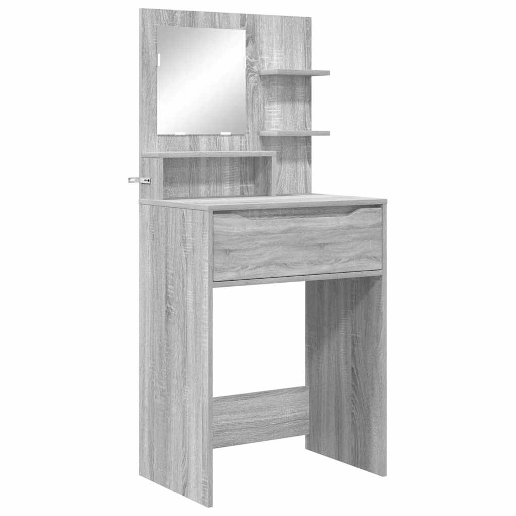 Schlafzimmer-Frisiertische Graues Sonoma 80 x 39,6 x 135 cm