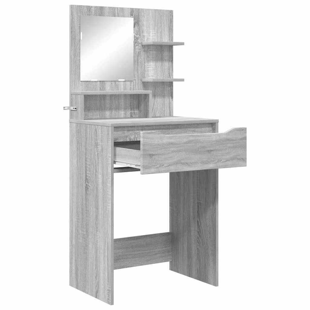 Schlafzimmer-Frisiertische Graues Sonoma 80 x 39,6 x 135 cm