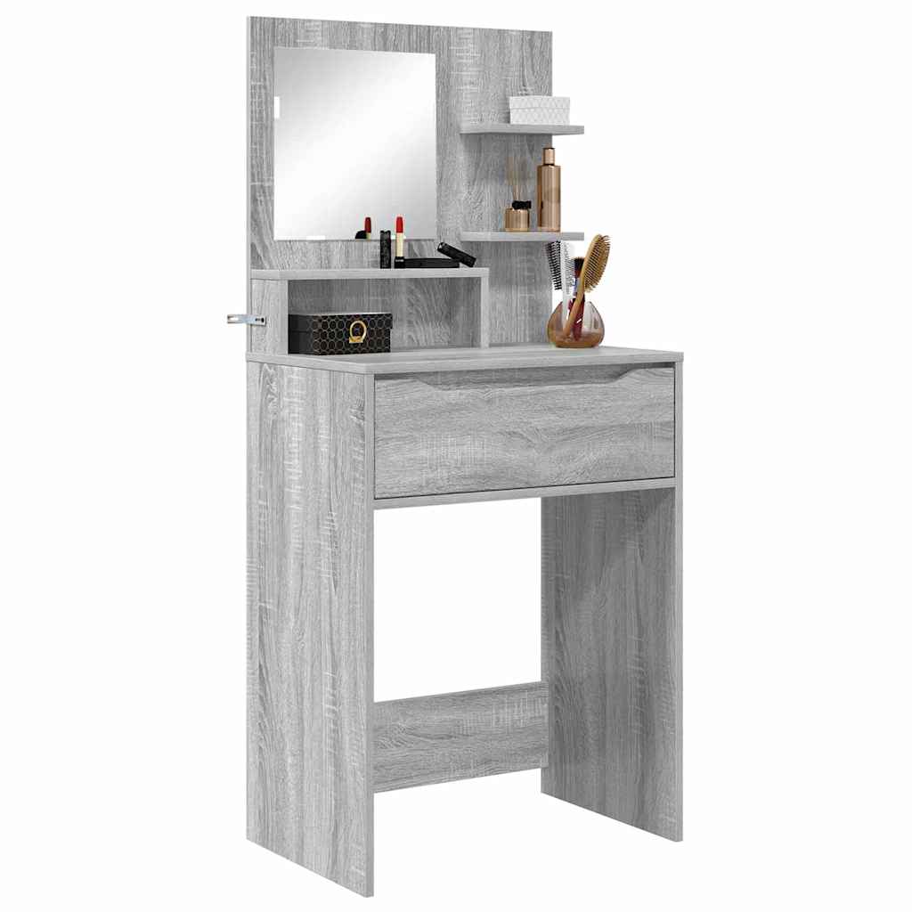 Schlafzimmer-Frisiertische Graues Sonoma 80 x 39,6 x 135 cm