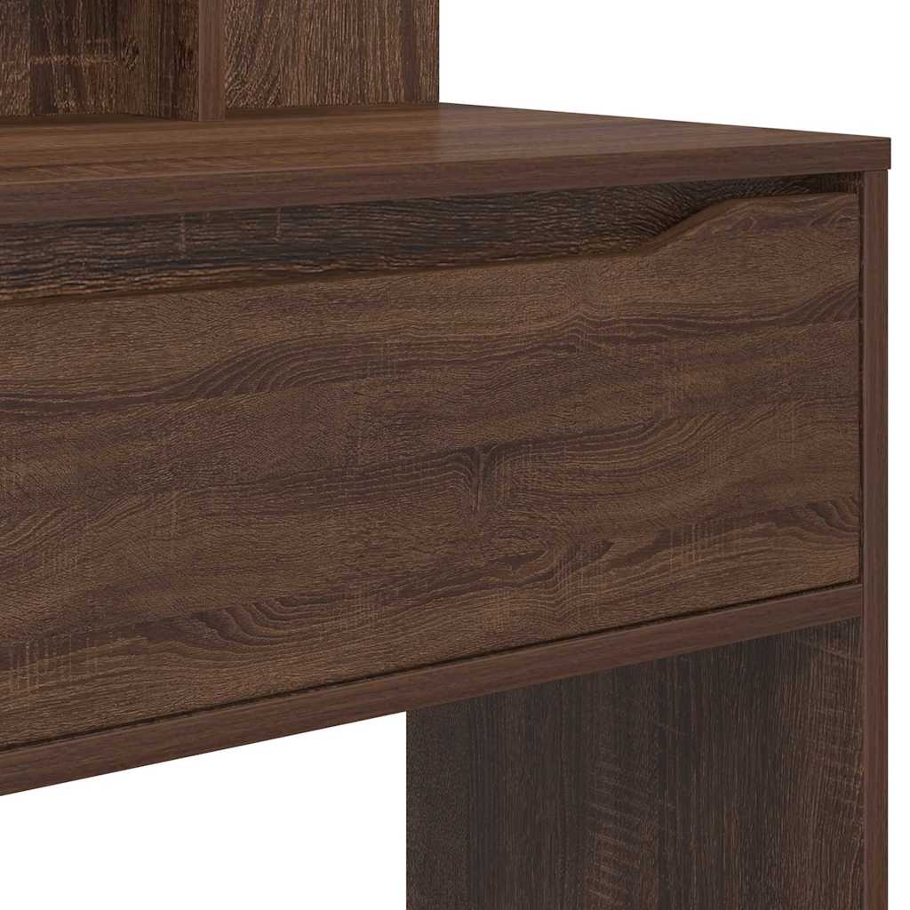Schlafzimmer-Frisiertische mit Schubladen Braun Eichen-Optik