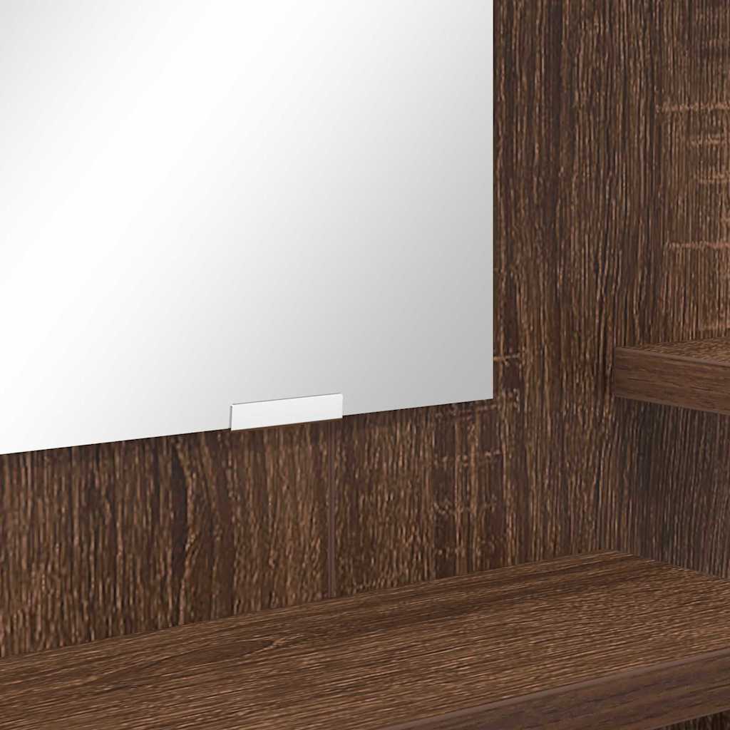Schlafzimmer-Frisiertische mit Schubladen Braun Eichen-Optik