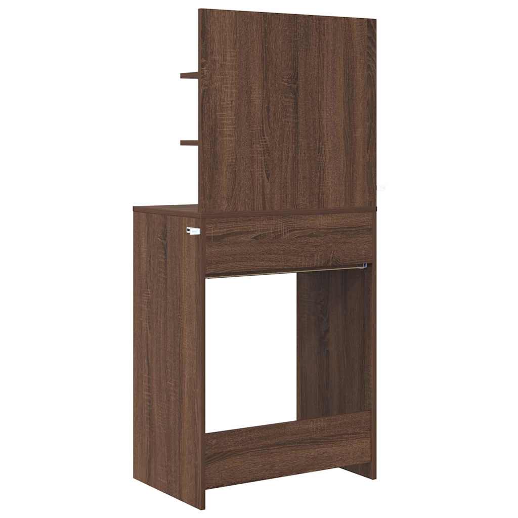 Schlafzimmer-Frisiertische mit Schubladen Braun Eichen-Optik